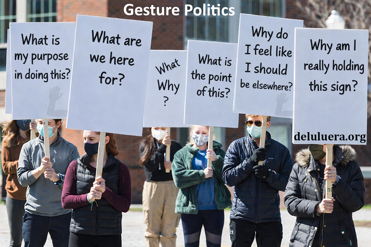 This could clearly be labelled the zombification of thought